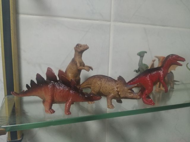 Ultima semana en venta!!! 13 dinosaurios de juguet