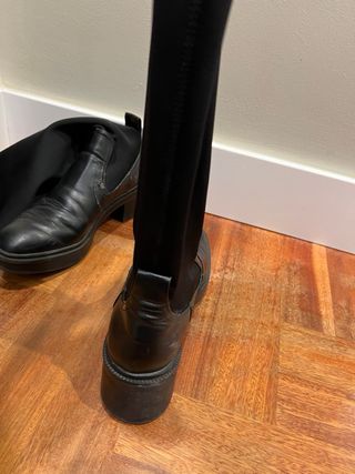 Botas altas negras zara 38