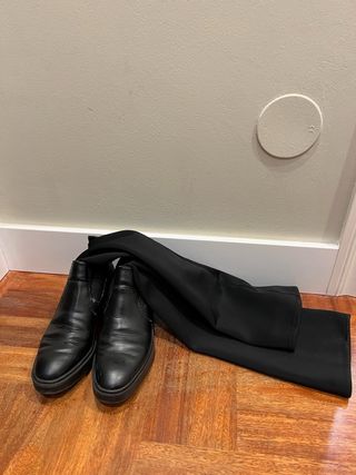 Botas altas negras zara 38