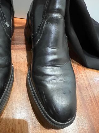 Botas altas negras zara 38