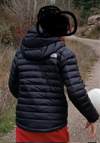 Plumas negro North face niño 11 años