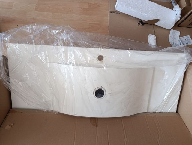 Lavabo fibra de vidrio 100x45x20