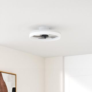 Lámpara ventilador de techo led regulable 50cm