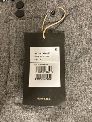 Pantalon de esqui Burton talla 10