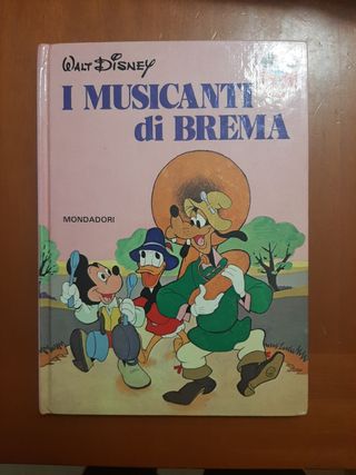 Lote de libros antiguos de Disney en Italiano