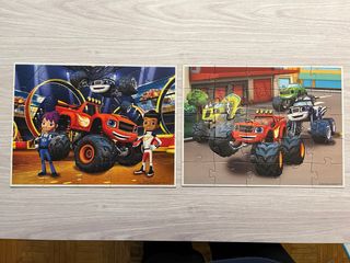 2 puzzles Blaze 32x24 76AR
