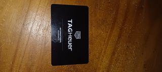 Tarjeta garantía tag heuer