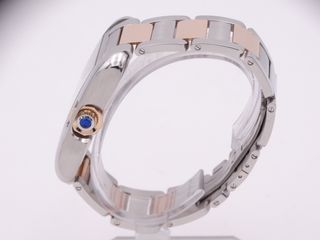 CARTIER Tank Anglaise XL Acero & Oro 3507 CAJA