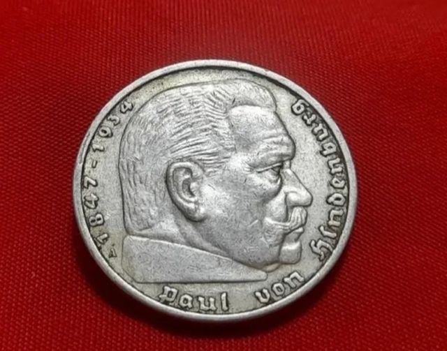Moneda nazi de plata