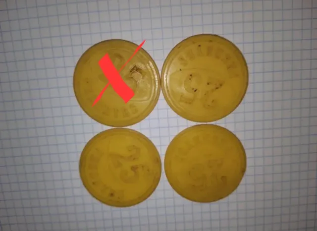 Gettoni cooperativi «La Unio»