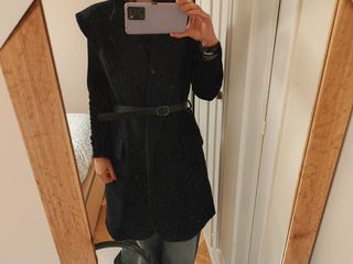 Chaleco azul marino Zara