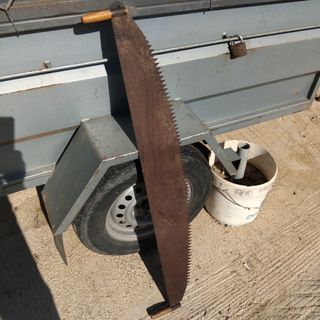 Rim ram saw