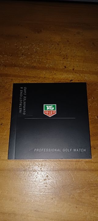 Libro tag instrucciones garantía heuer