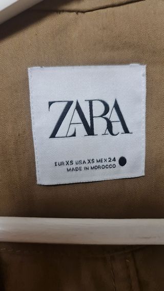 Gabardina Oversize de Zara