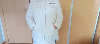 Abrigo oversize guateado