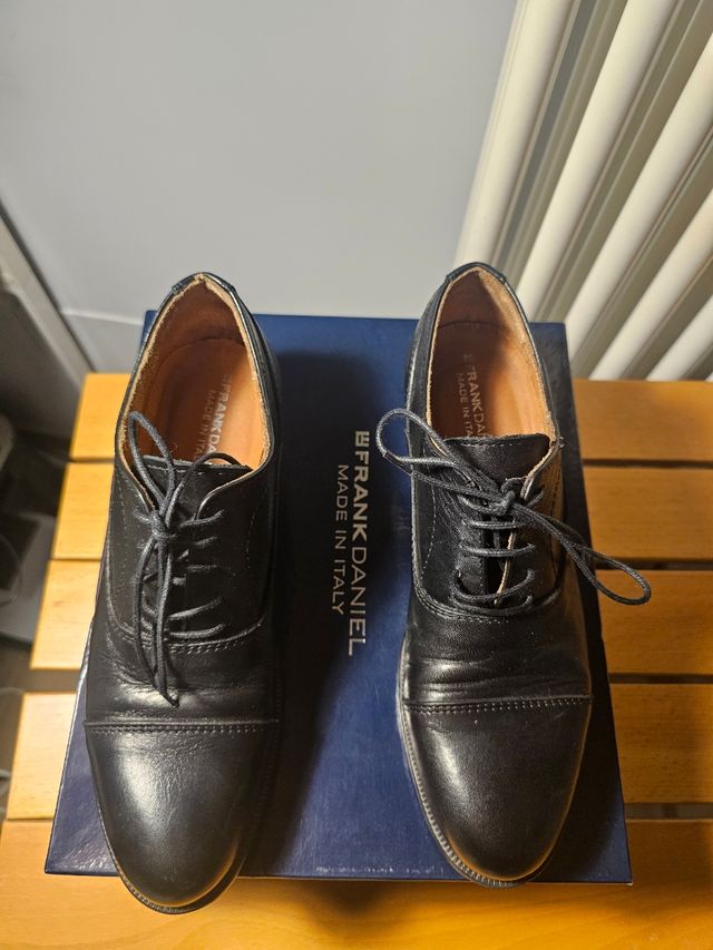 Stringate donna FRANK DANIEL nero N. 37