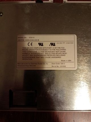 Teclado antiguo para editar fotos