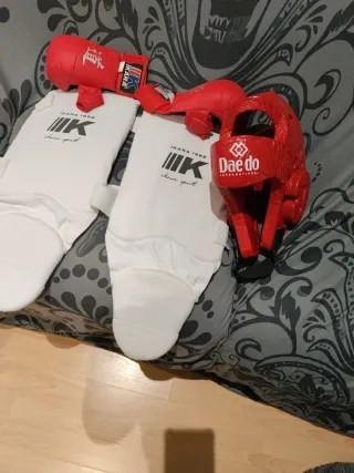 Protecciones Karate niño talla S