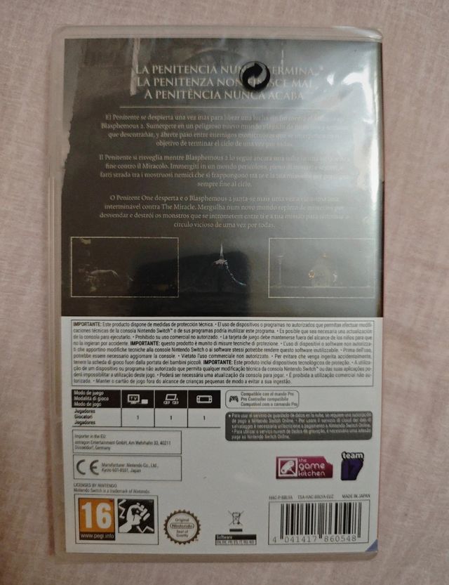 Nintento Switch Blasphemous 2 Nuevo Precintado