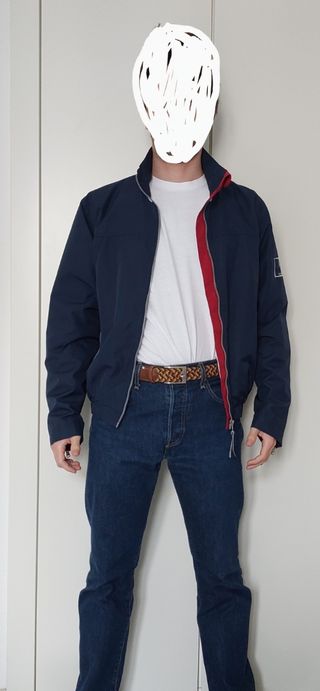 Chaqueta Harrington Azul Talla S