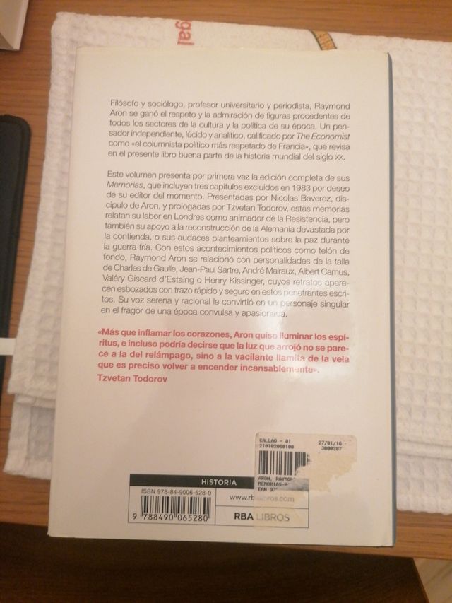 Raymond Aron Memorias