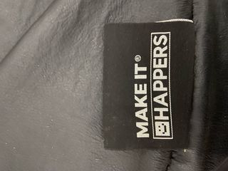 Puff Happers XL polipiel Negro