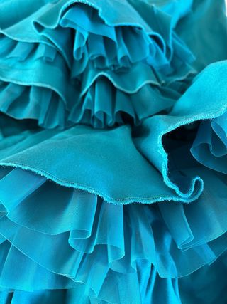 Elegante traje de flamenca