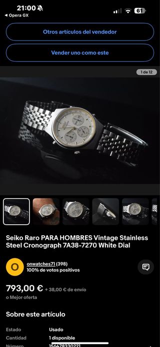 Seiko 910315 vintage 