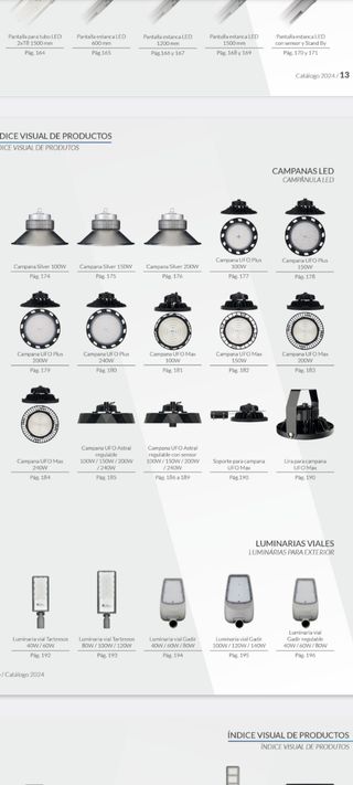 Campana led ufo premiun Para naves
