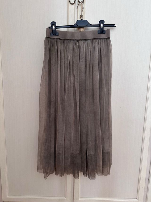 Gonna in tulle Senses colore grigio taglia U