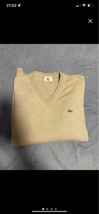 Jersey clásico Lacoste talla L como nuevo