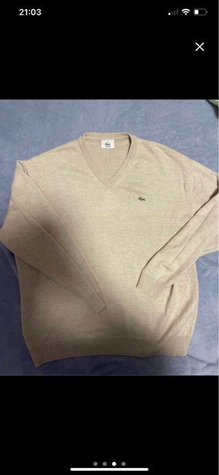Jersey clásico Lacoste talla L como nuevo