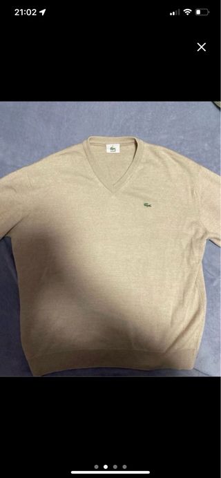 Jersey clásico Lacoste talla L como nuevo