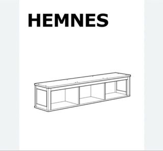 Estante pared/puente hemnes ikea