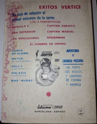 Número 6 Hombre de Hierro Ed Vértice vol.1