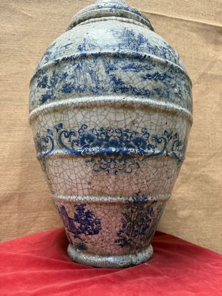 Gran bombonera con bonito vidriado