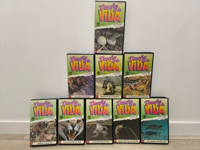 Cintas VHS "desafíos de la vida" 1-9