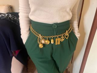 Cinturon Collar Moschino Charms