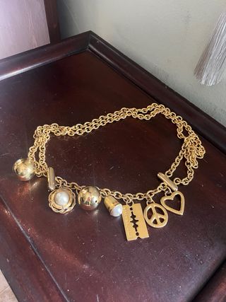 Cinturon Collar Moschino Charms