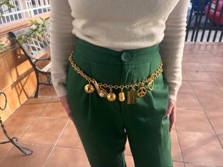 Cinturon Collar Moschino Charms