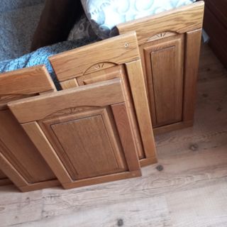 Puertas macizas de madera buen estado 