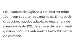 Mini cámara de vigilancia