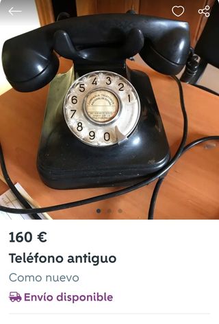 Vendo teléfono antiguo