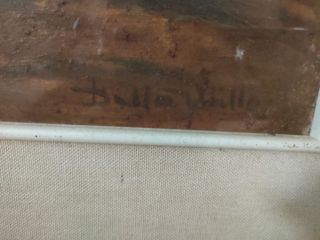 Dipinto vintage olio su tela