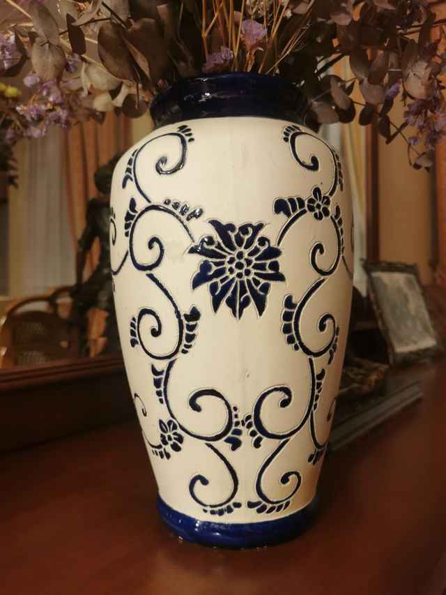Vaso de barro pintado
