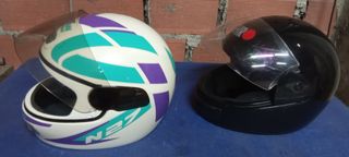 2  Cascos de moto o quad NOLAN N27 y SHIRO SH-2501