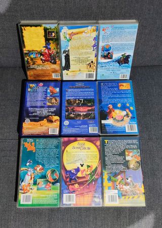 Disney VHS Lote Peliculas