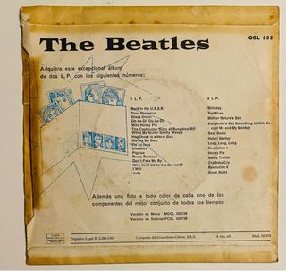 THE BEATLES 1a. Edición Española Vinilo MONO