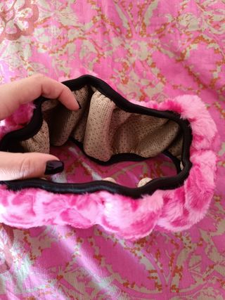 funda de volante rosa leopardo