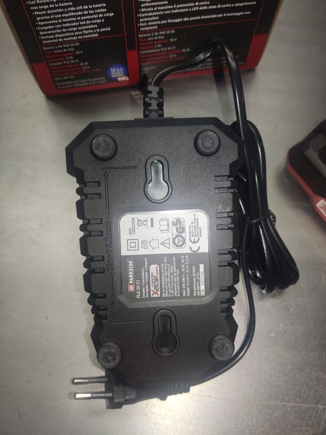 Batería y cargador parkside